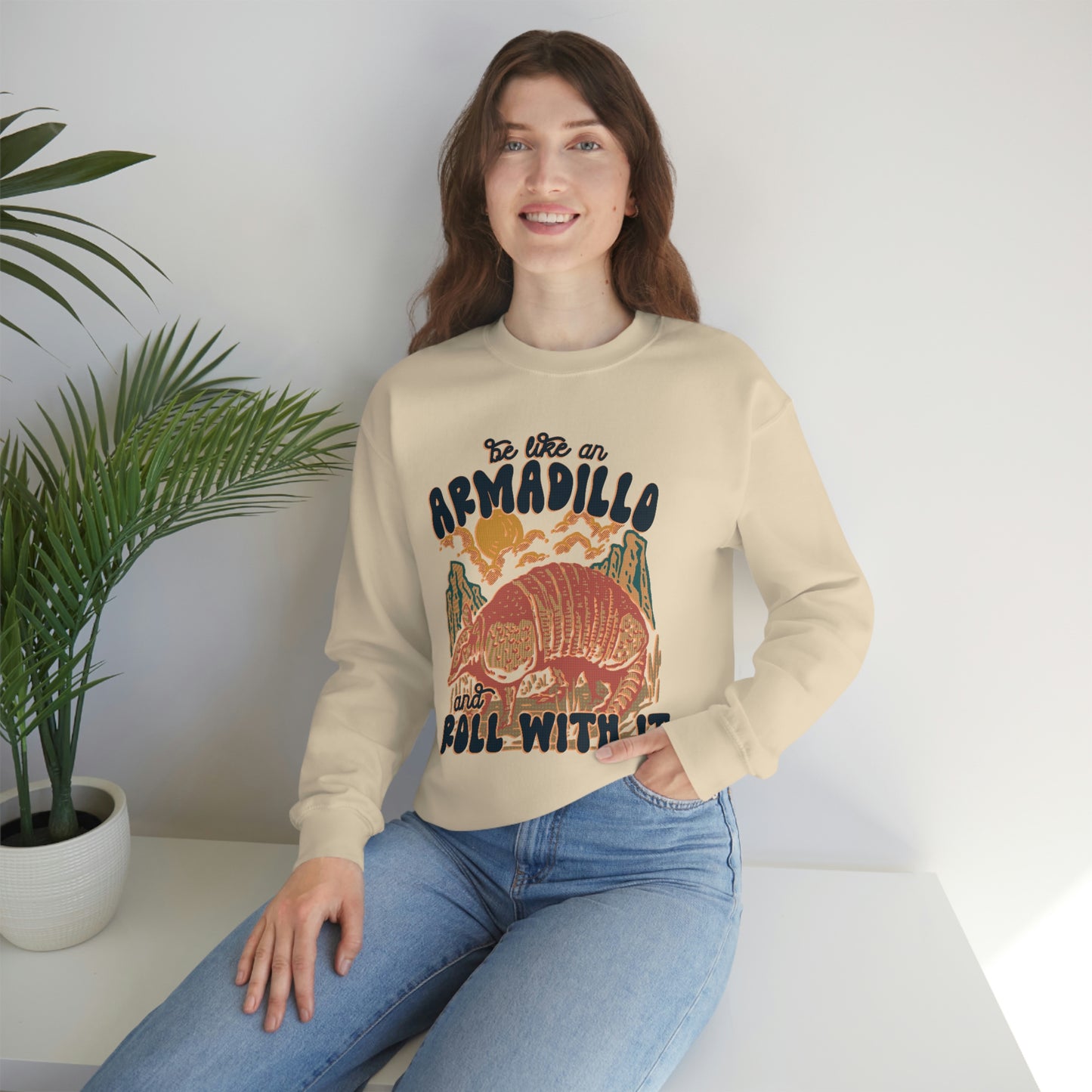 "Armadillo" Unisex Heavy Blend™ Crewneck Sweatshirt