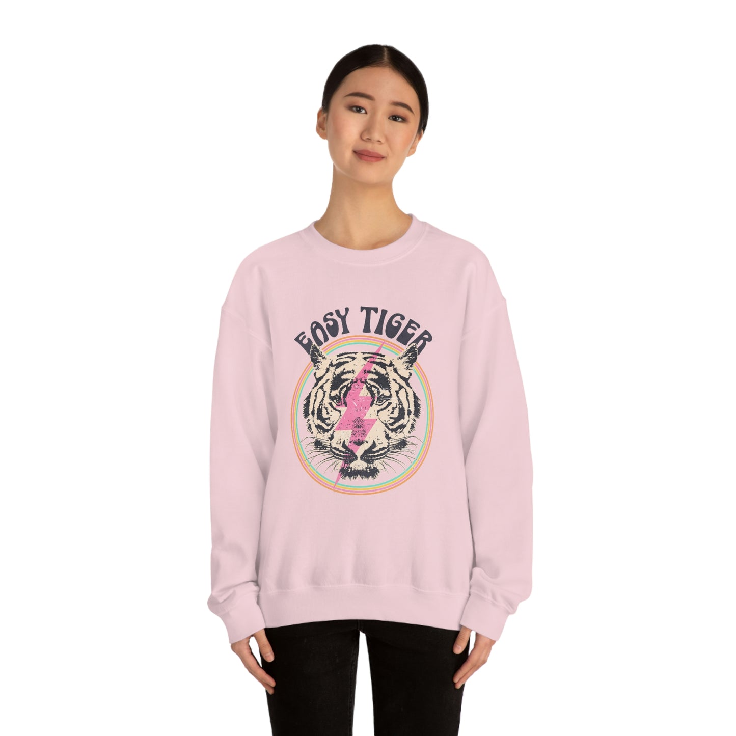 "Easy Tiger" Unisex Heavy Blend™ Crewneck Sweatshirt