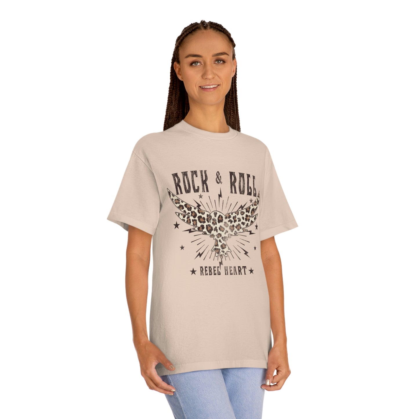 "Rock & Roll" Oversized tee, Unisex Classic Tee