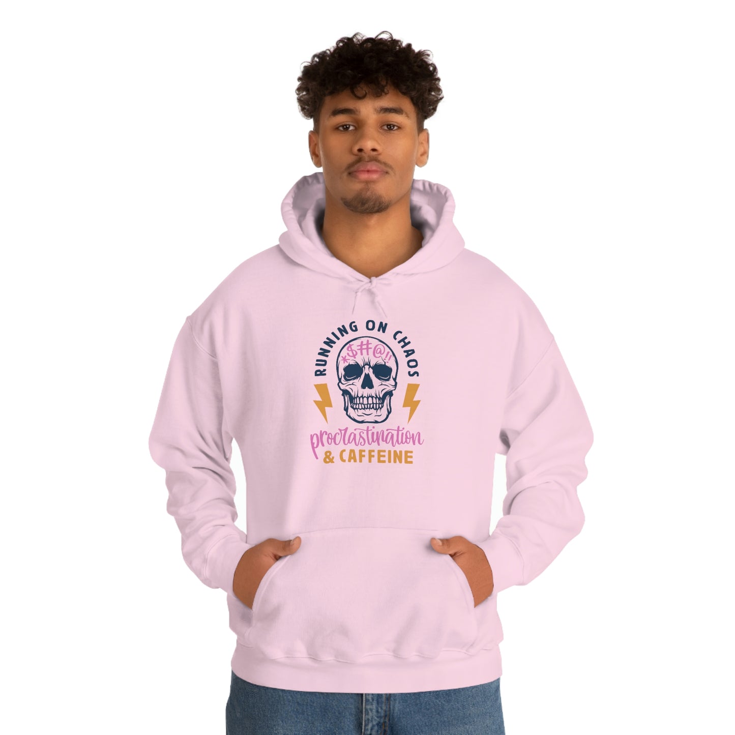 "Chaos and Caffeine" Unisex Heavy Blend™ Hooded Sweatshirt