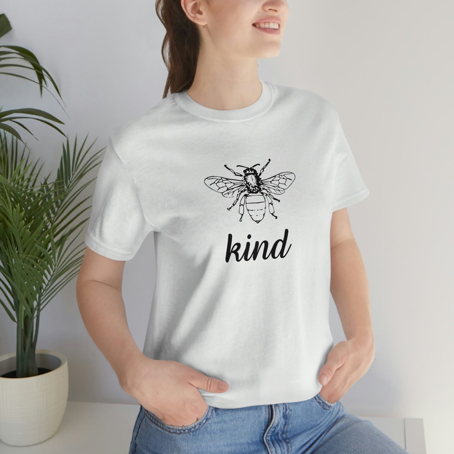 "Bee Kind" Unisex Jersey Short Sleeve Tee
