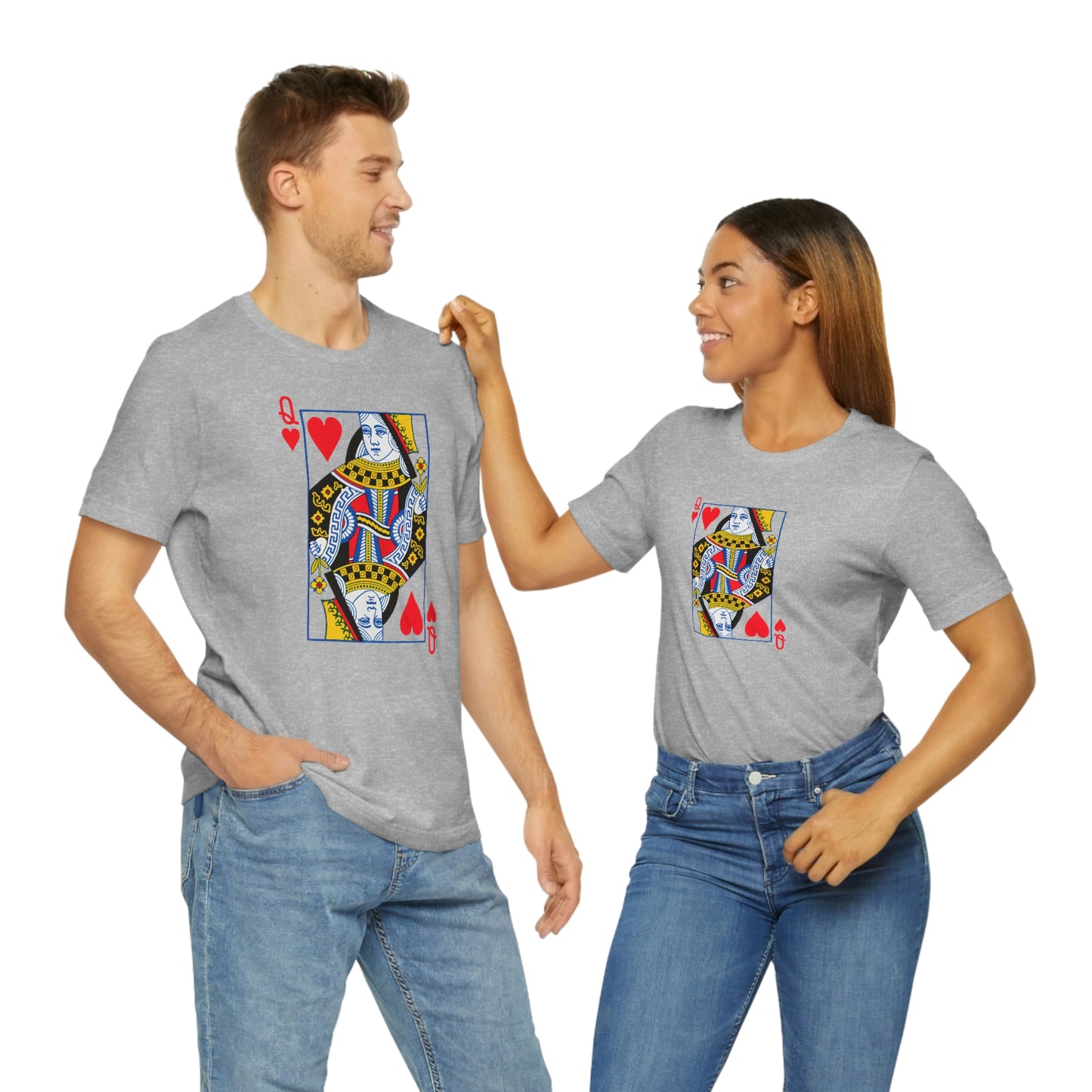 "Queen of Hearts" Unisex Jersey Short Sleeve Tee