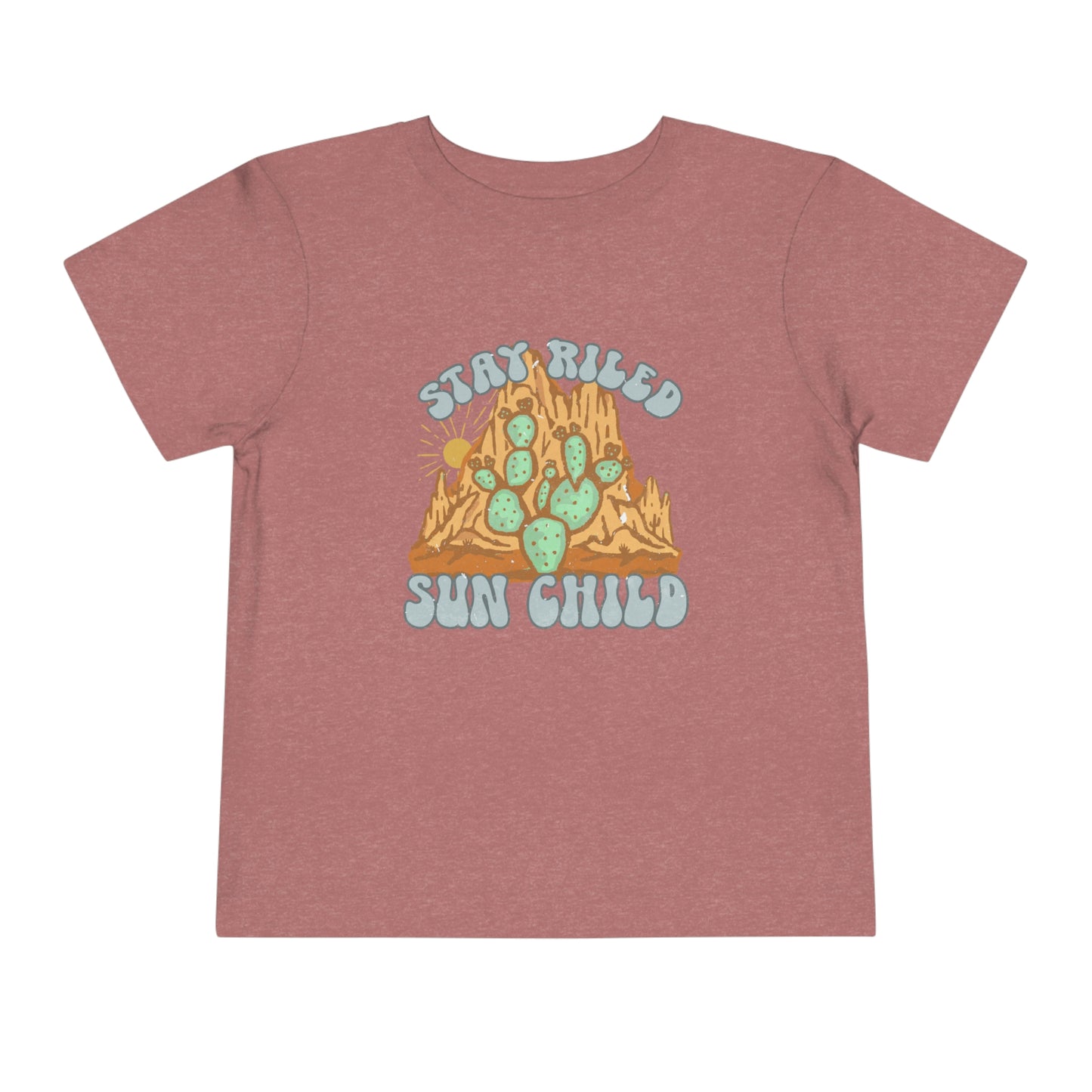 "Stay Riled Wild Child" Toddler Short Sleeve Tee (2T-5T)