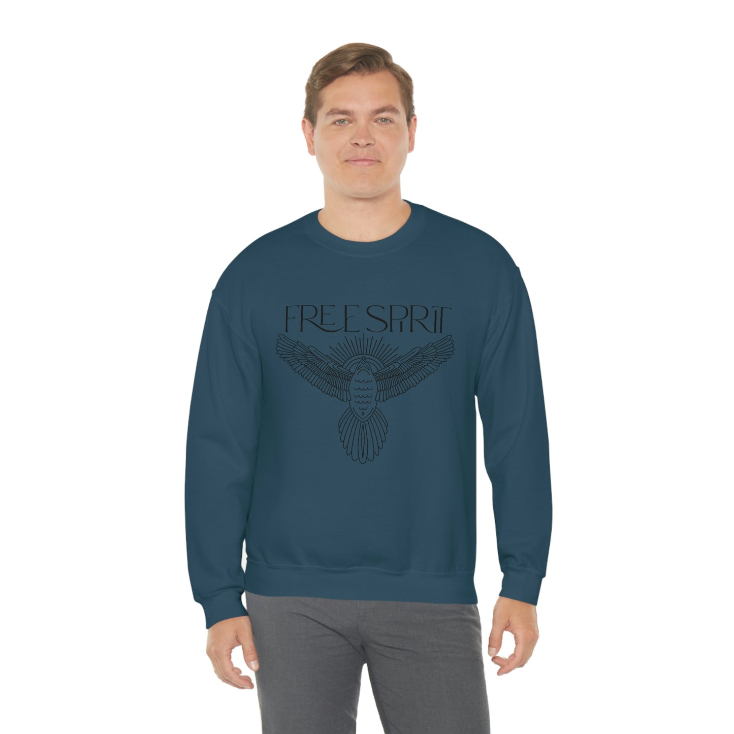 "Free Spirit" Unisex Crewneck Sweatshirt