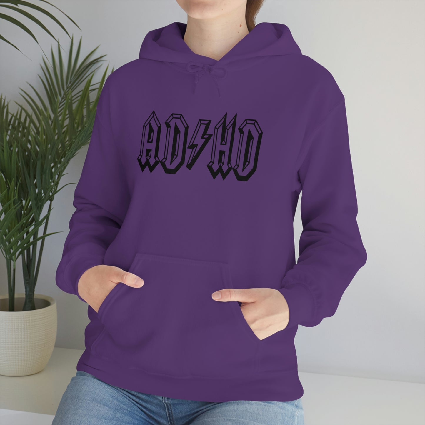 "ADHD" Unisex Hooded Sweatshirt
