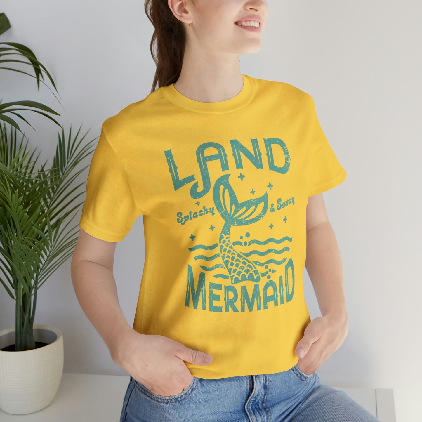 "Land Mermaid" Bella Canvas Short Sleeve Tee