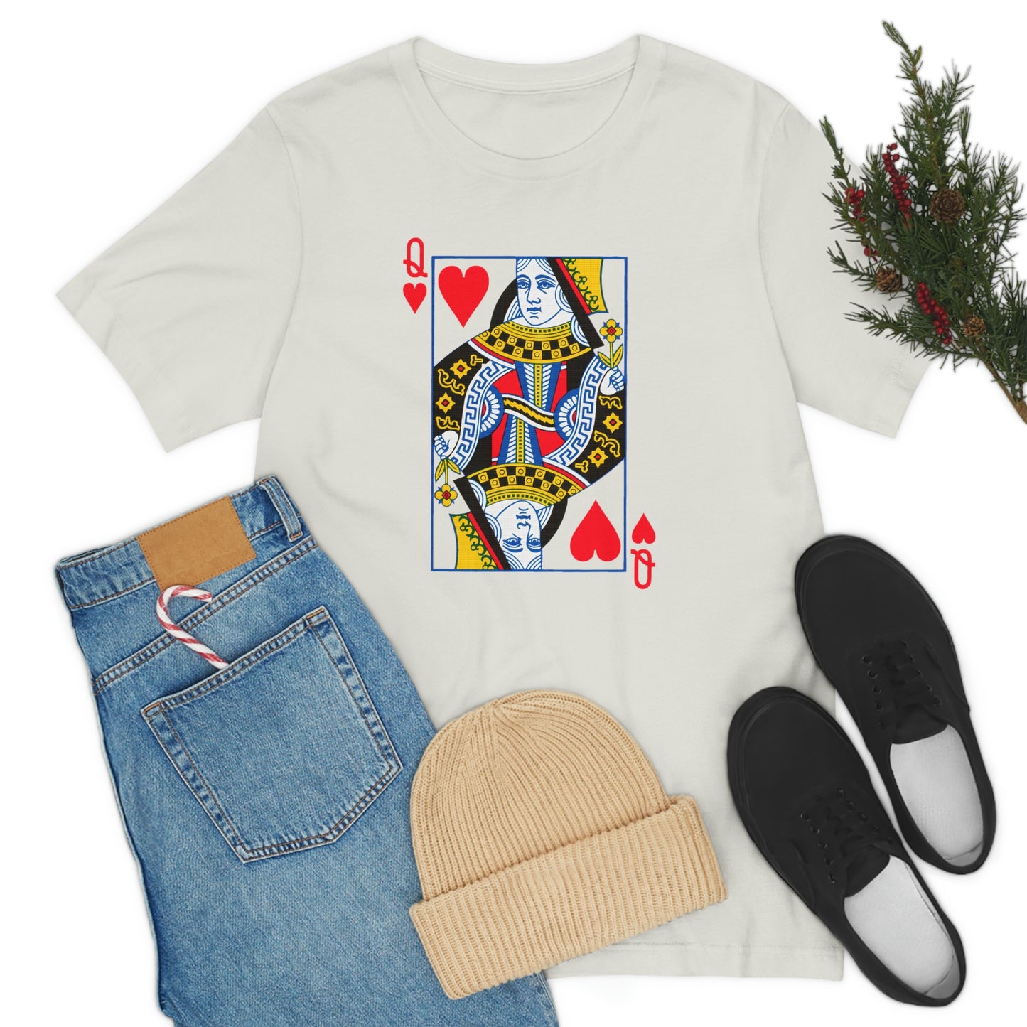 "Queen of Hearts" Unisex Jersey Short Sleeve Tee