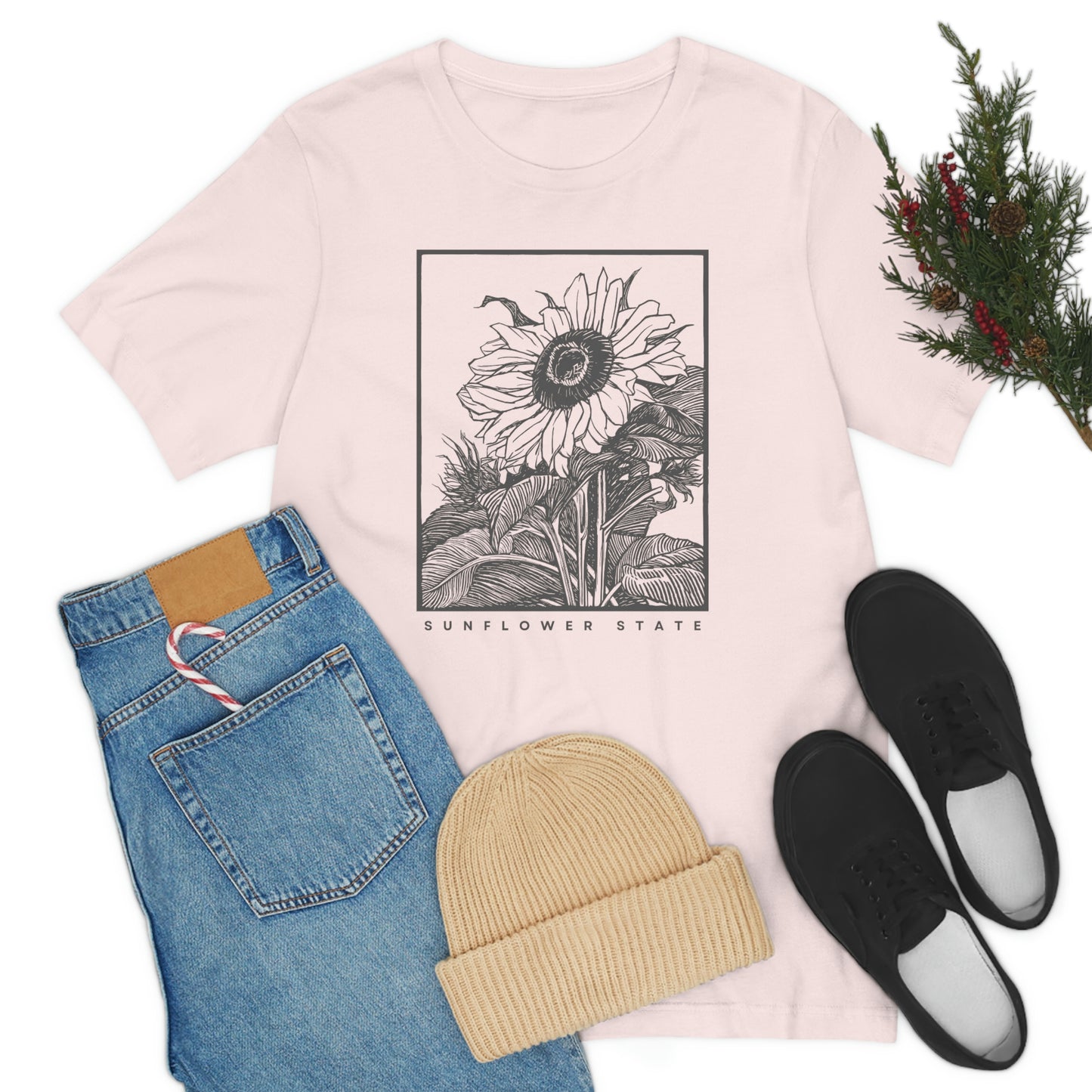 "Sunflower" Bella Canvas Unisex Jersey Short Sleeve Tee