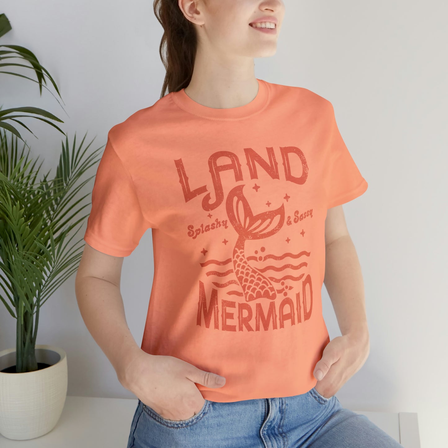 "Land Mermaid" Bella Canvas Short Sleeve Tee