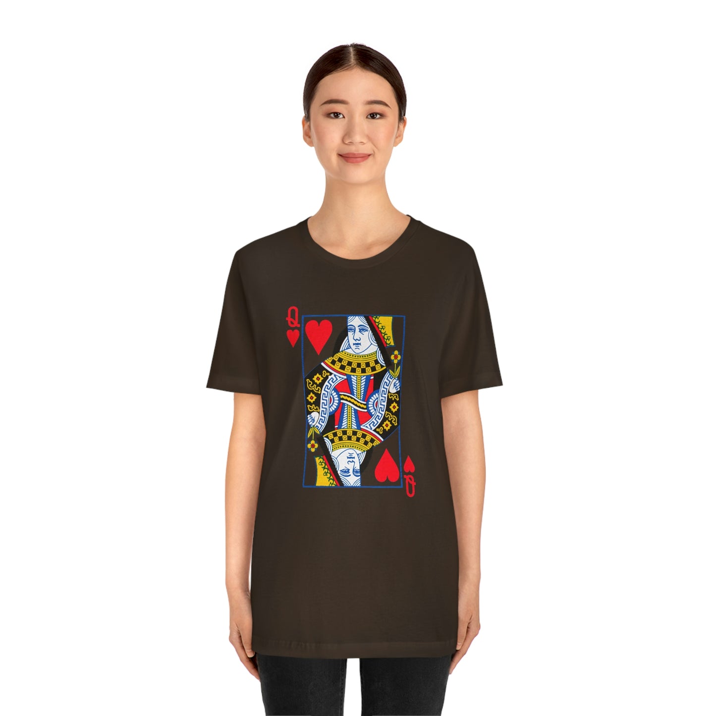 "Queen of Hearts" Unisex Jersey Short Sleeve Tee