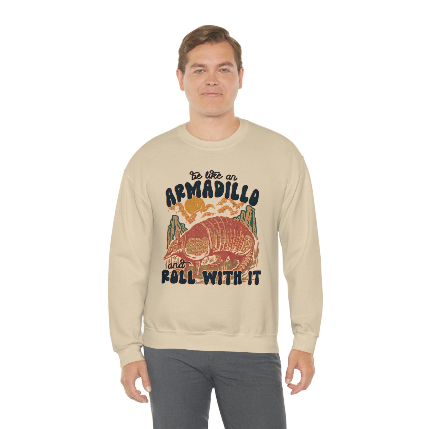 "Armadillo" Unisex Heavy Blend™ Crewneck Sweatshirt