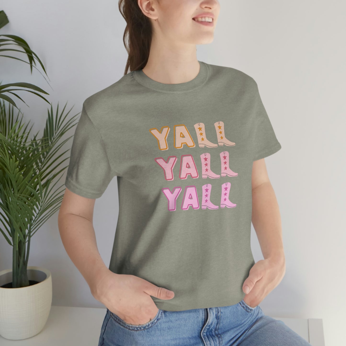 "Yall" Unisex Jersey Short Sleeve Tee