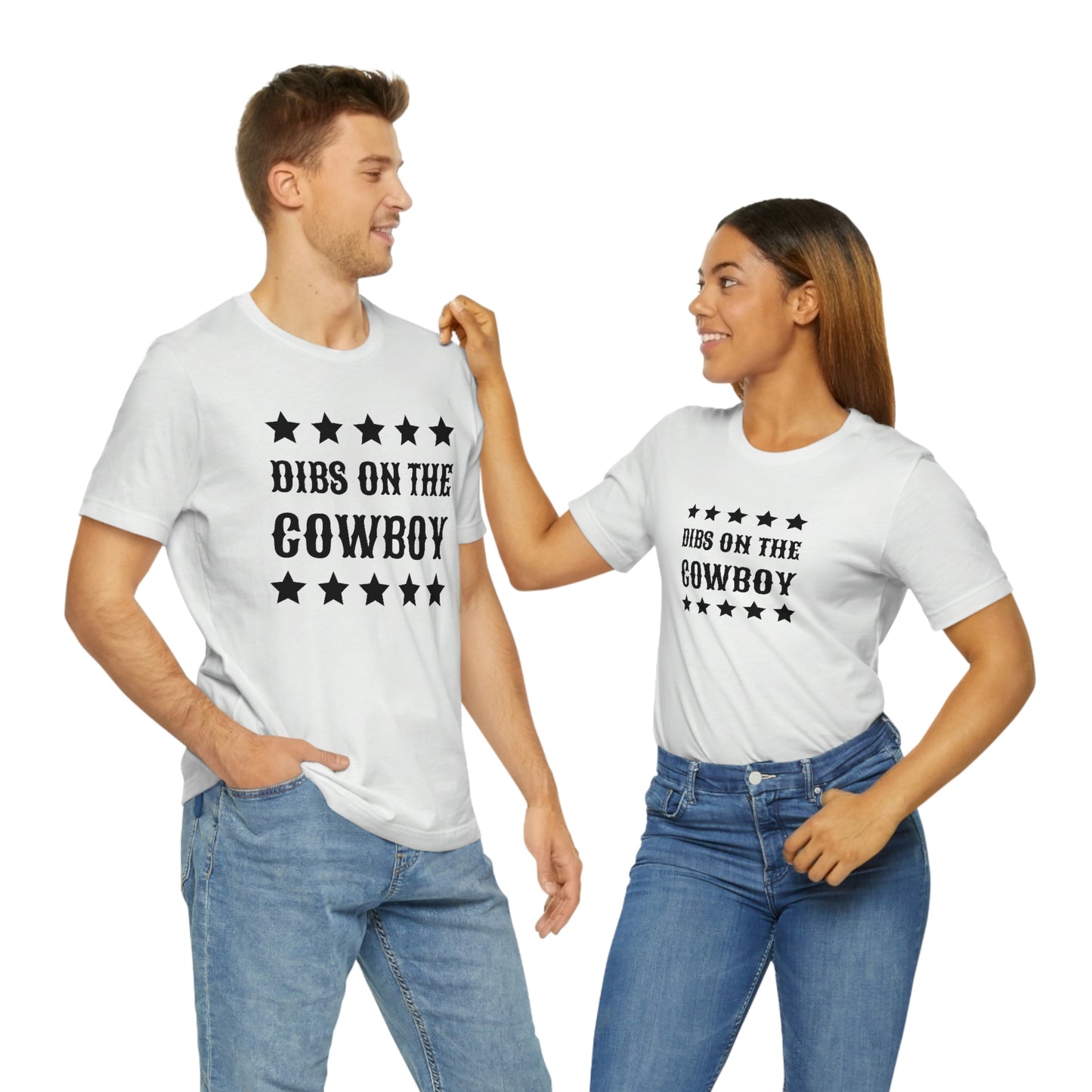 "Dibs on the Cowboy" Unisex Jersey Short Sleeve Tee