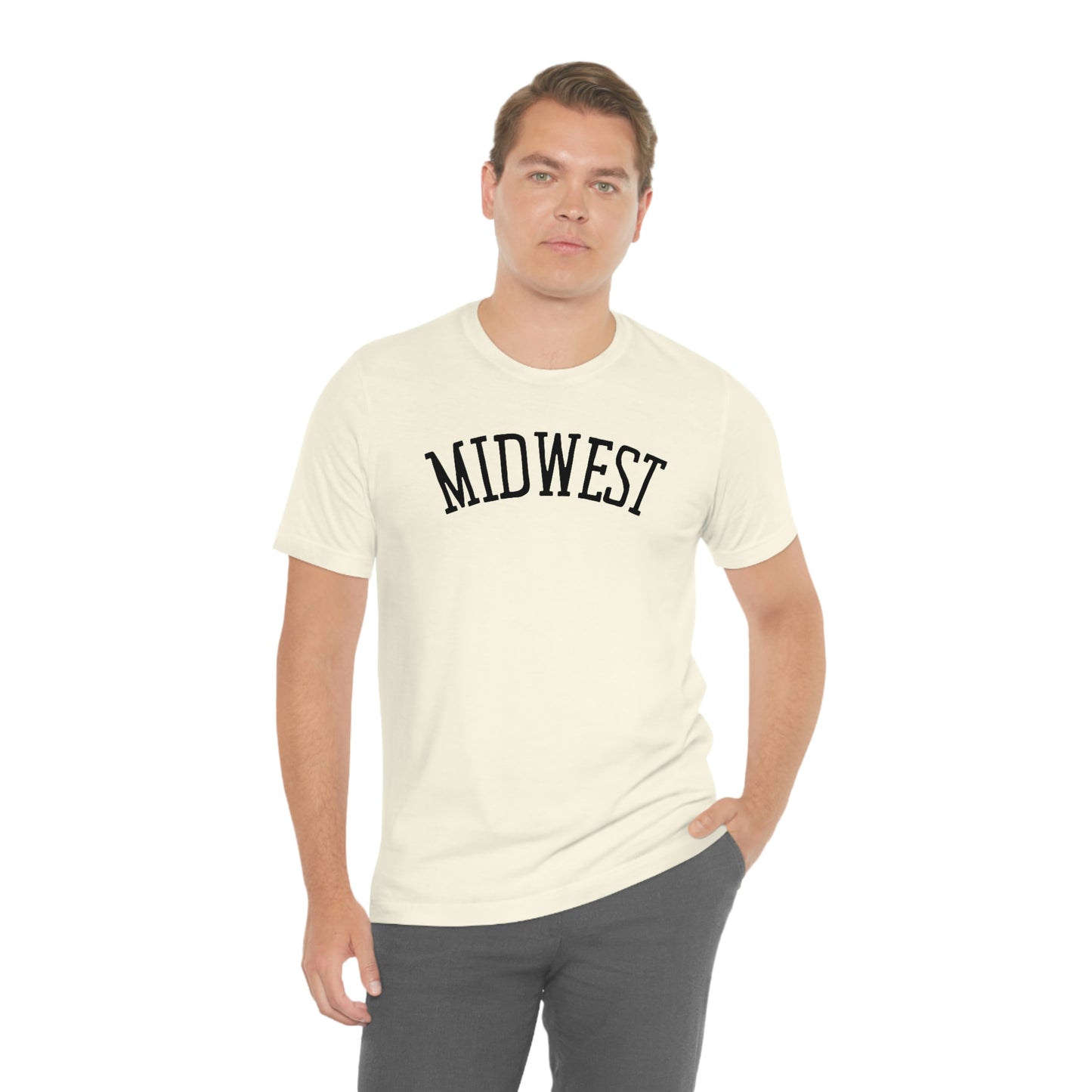"Midwest" Unisex Jersey Short Sleeve Tee