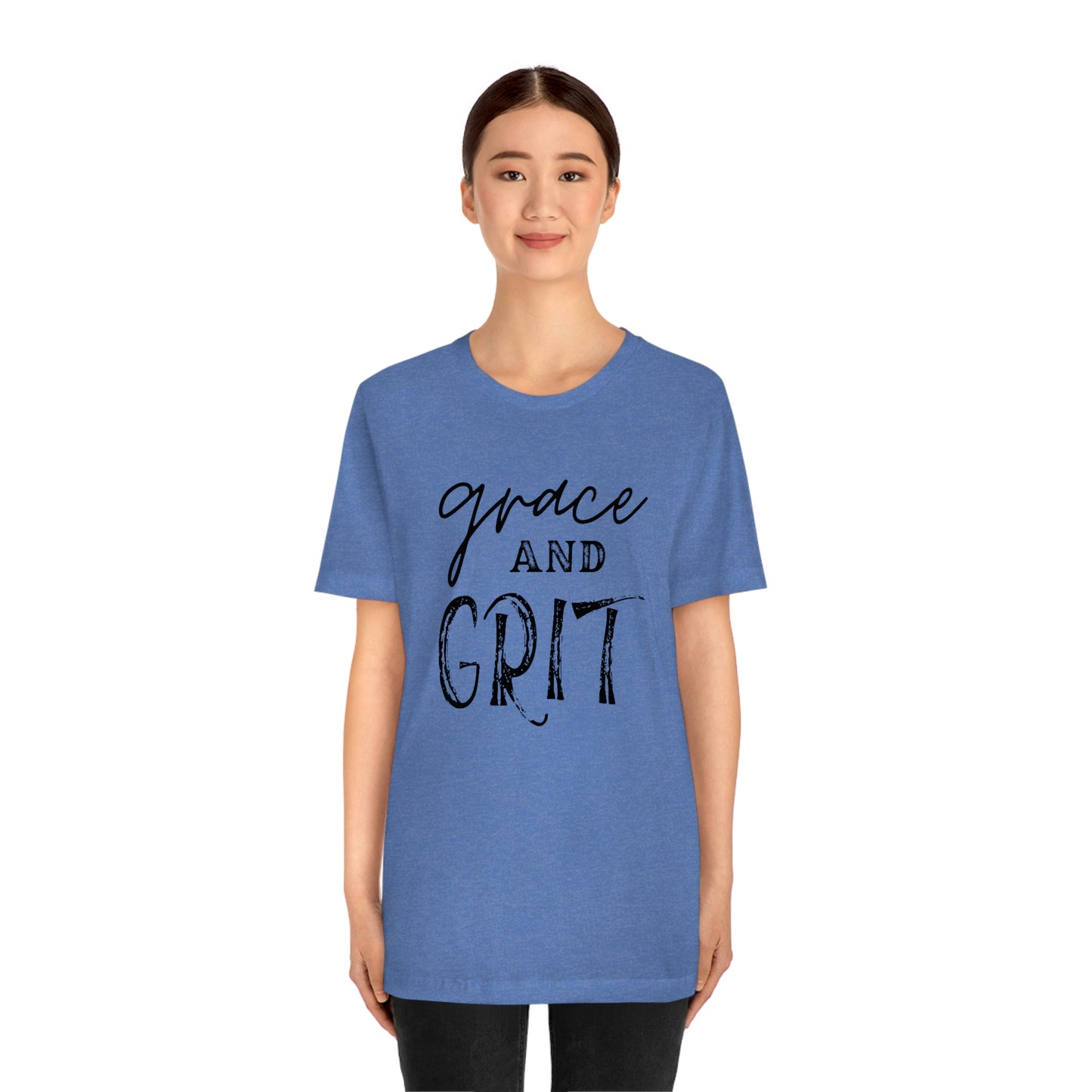 "Grace and Grit" Unisex Jersey Short Tee