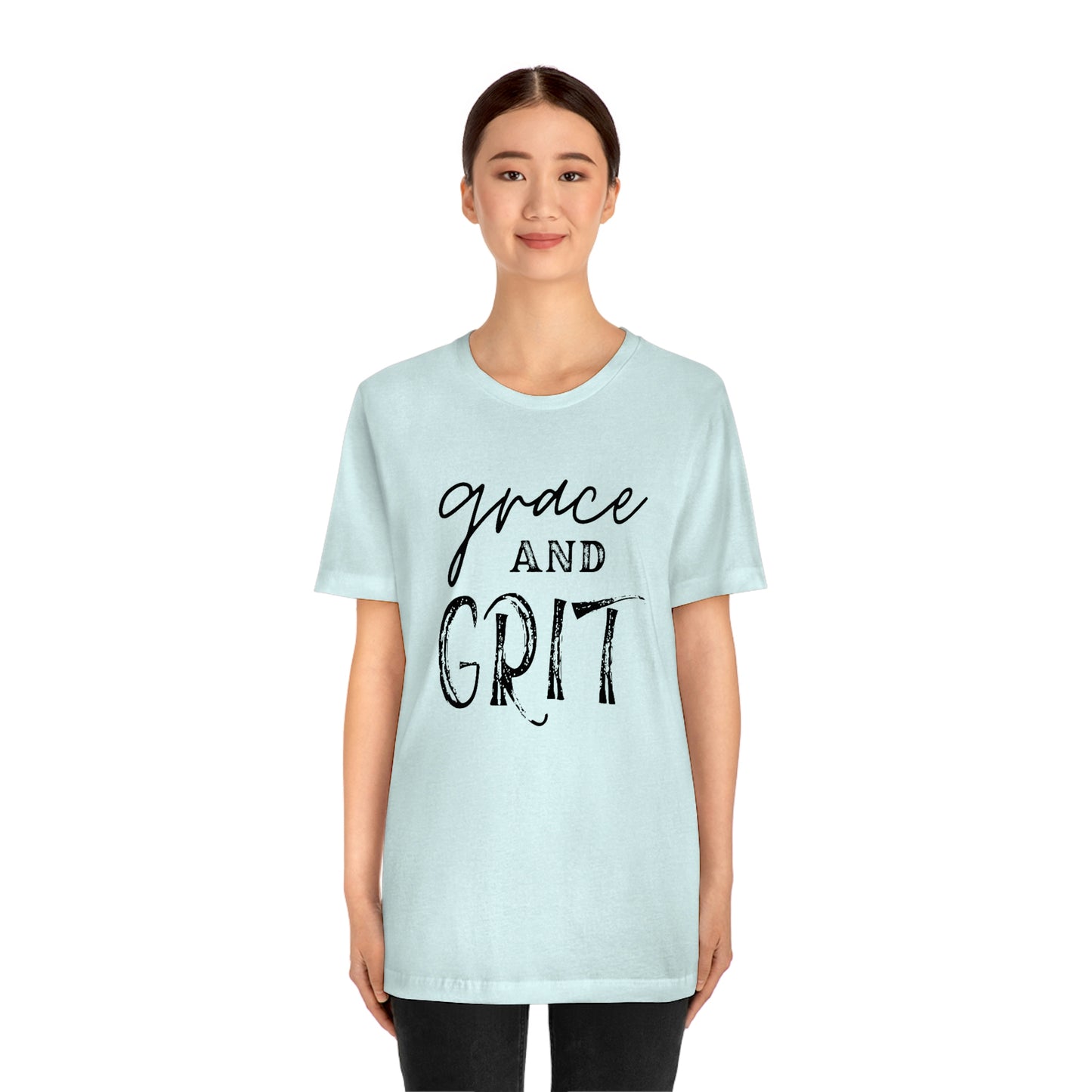 "Grace and Grit" Unisex Jersey Short Tee