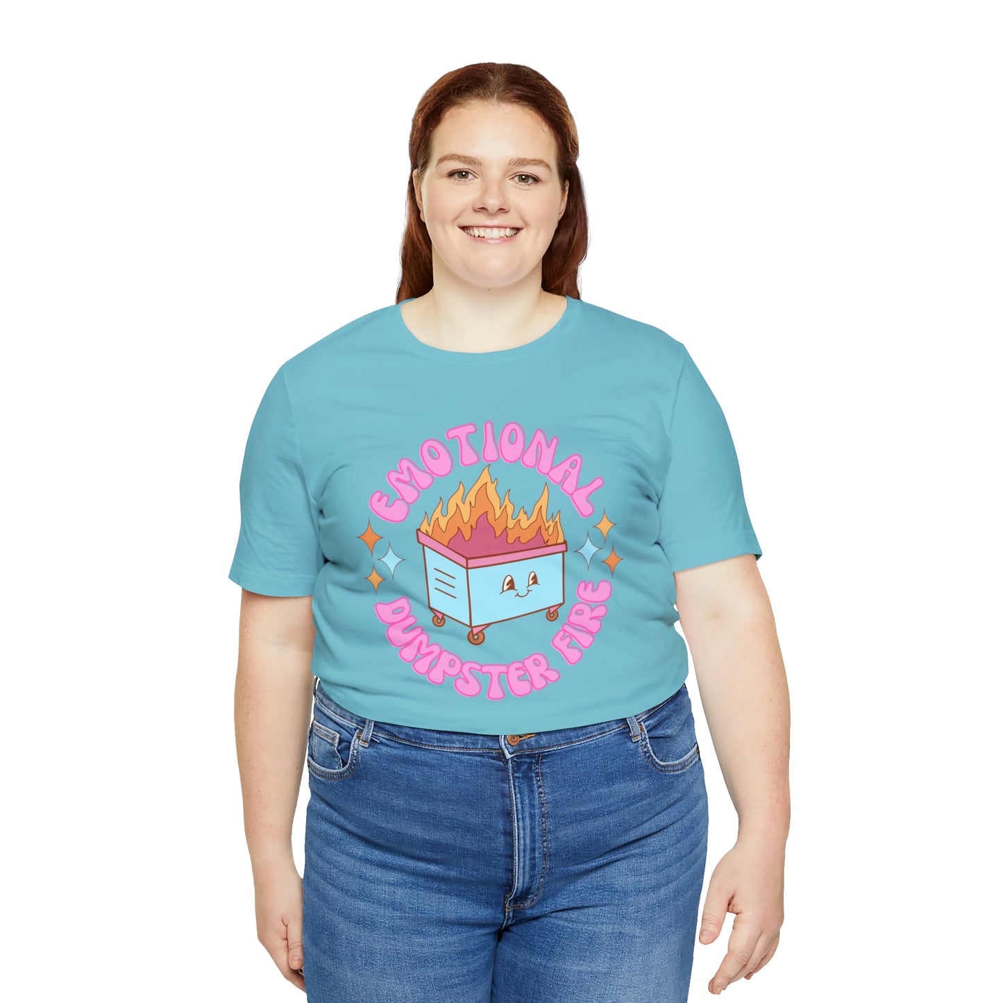 "Emotional Dumpster Fire" Bella Canvas Short Sleeve Tee