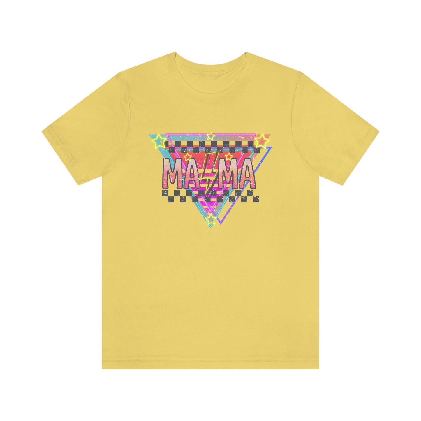 "Retro MAMA" Unisex Jersey Short Sleeve Tee