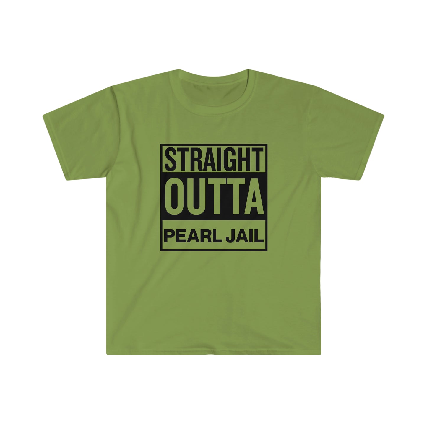"Straight Outta Pearl Jail" Unisex Heavy Cotton Tee (Gildan Soft Style)