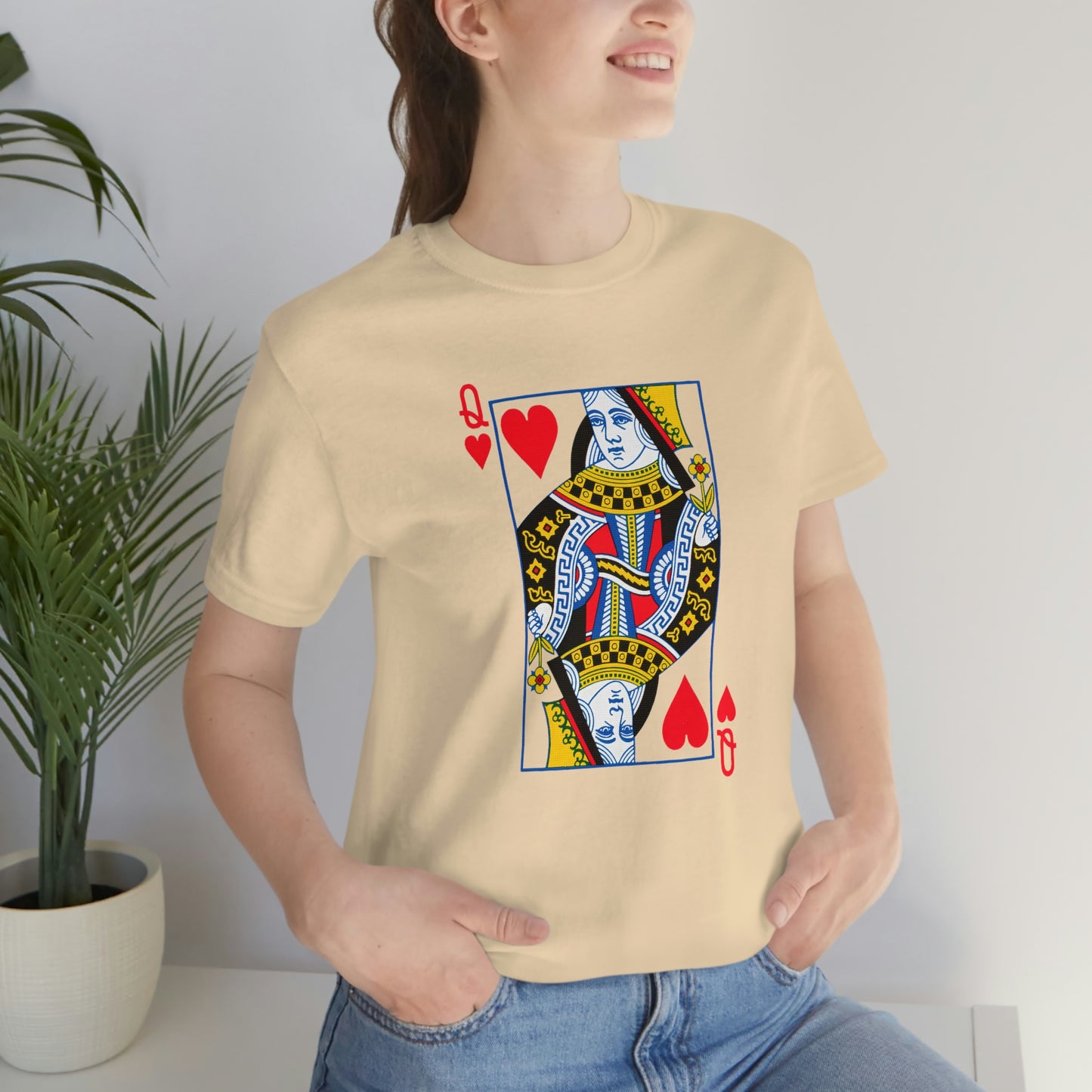 "Queen of Hearts" Unisex Jersey Short Sleeve Tee