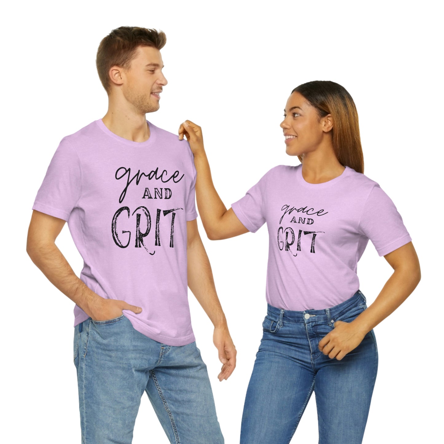 "Grace and Grit" Unisex Jersey Short Tee