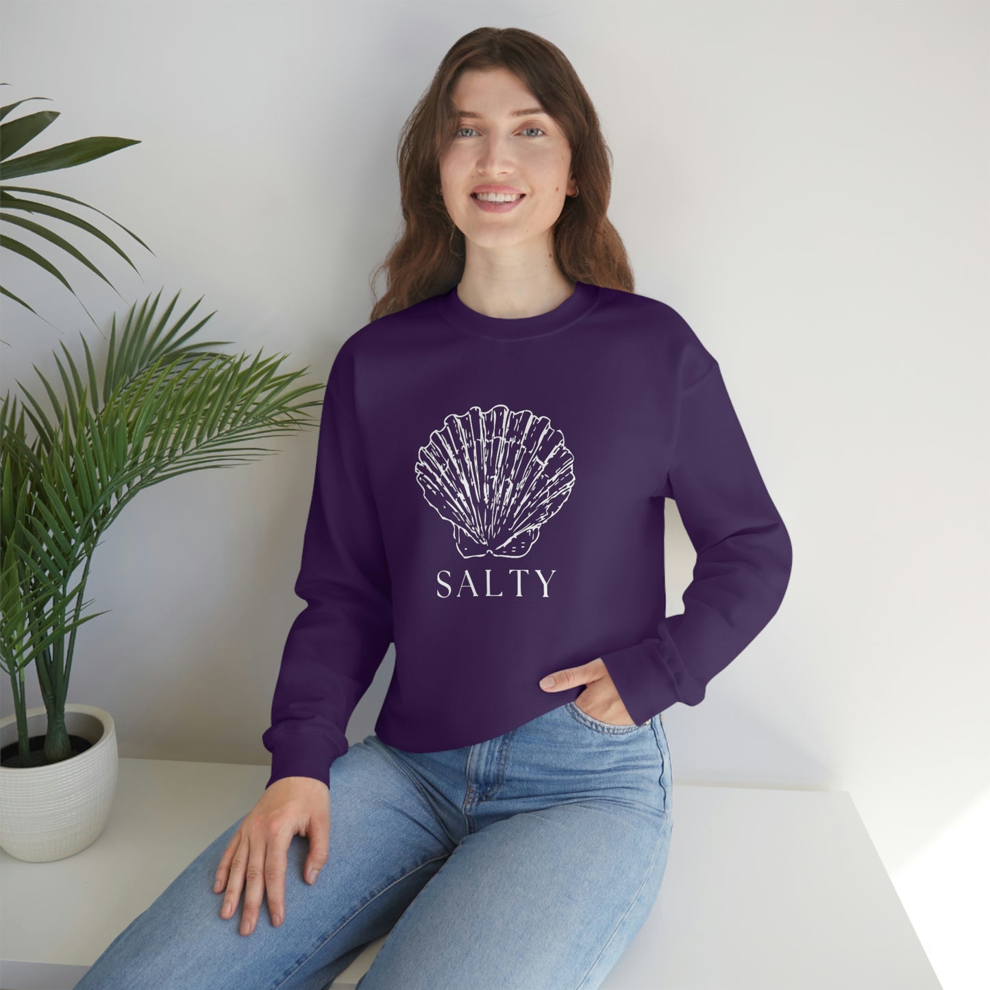 "Salty" Unisex Heavy Blend™ Crewneck Sweatshirt