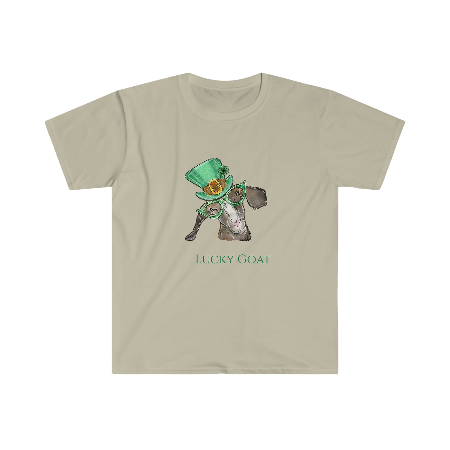 "Lucky Goat" Unisex Ultra Cotton Tee (Gildan Soft Style)