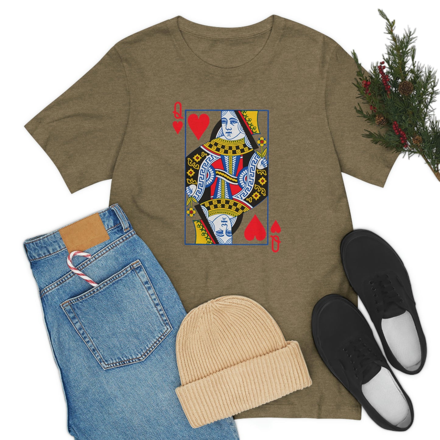 "Queen of Hearts" Unisex Jersey Short Sleeve Tee