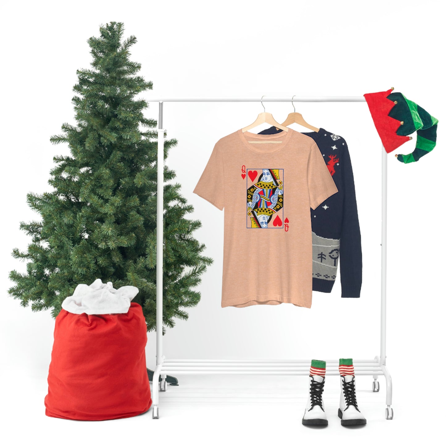 "Queen of Hearts" Unisex Jersey Short Sleeve Tee