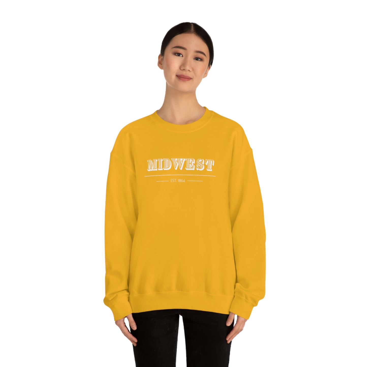 "Midwest" Unisex Heavy Blend™ Crewneck Sweatshirt