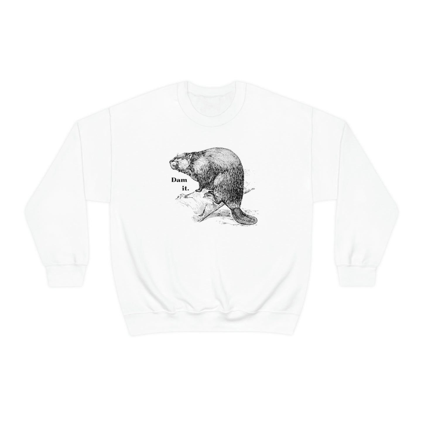 "Dam it" Gildan Graphic Crewneck Sweatshirt