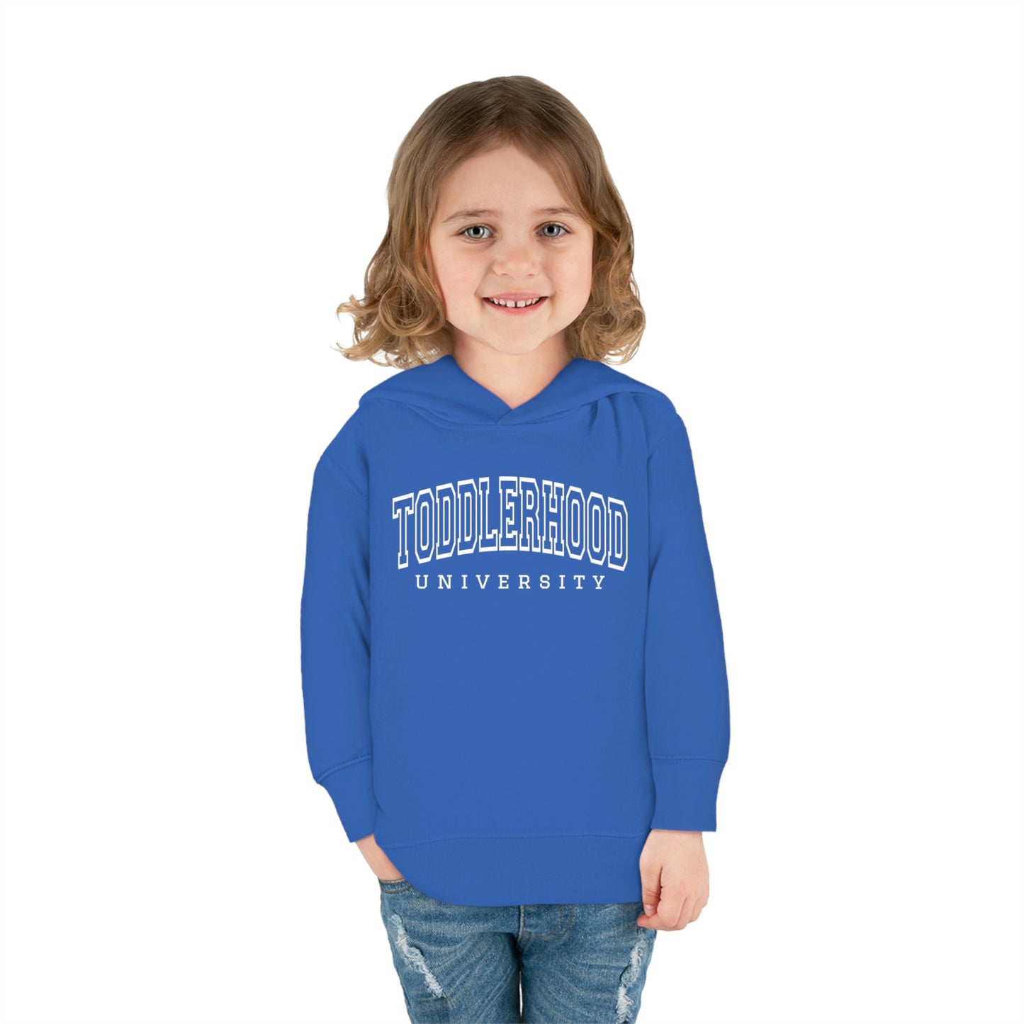 "Toddlerhood University" Toddler Pullover Fleece Hoodie (2T-6T)