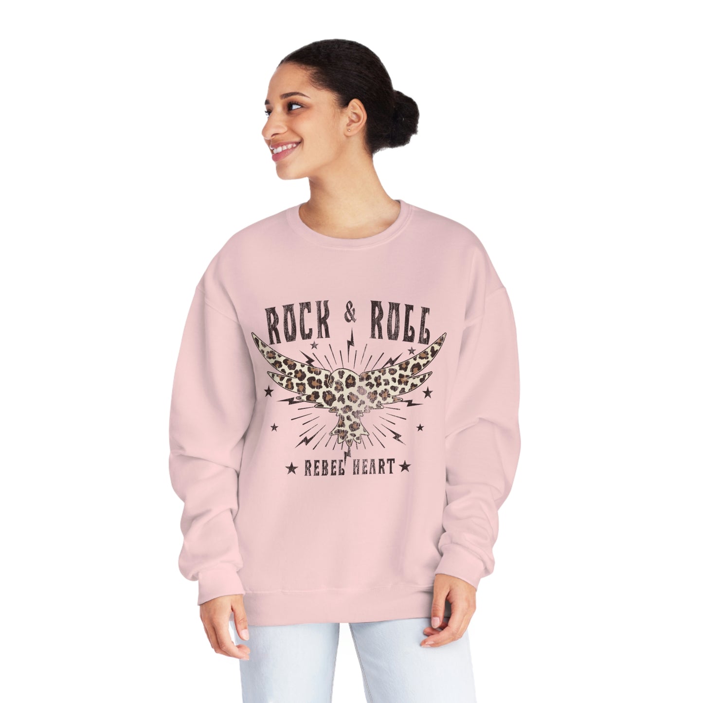 "Rock & Roll" Unisex NuBlend® Crewneck Sweatshirt