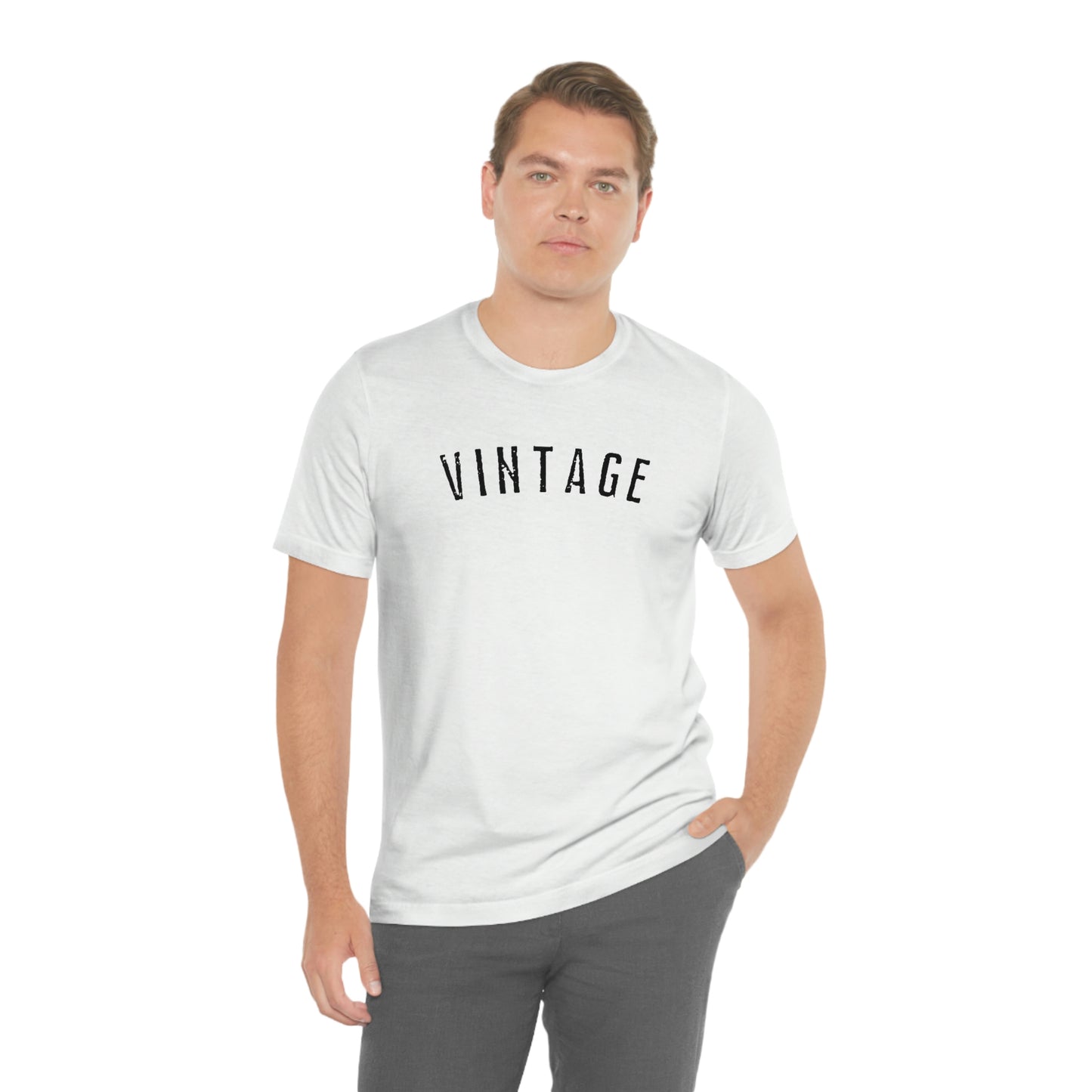 "Vintage" Bella Canvas Unisex Jersey Short Sleeve Tee