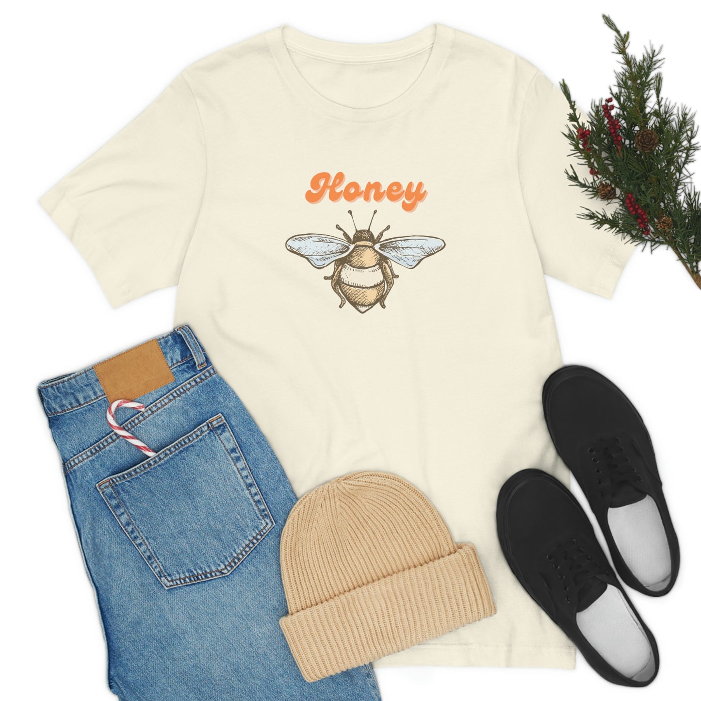 "Honey" Unisex Jersey Short Sleeve Tee