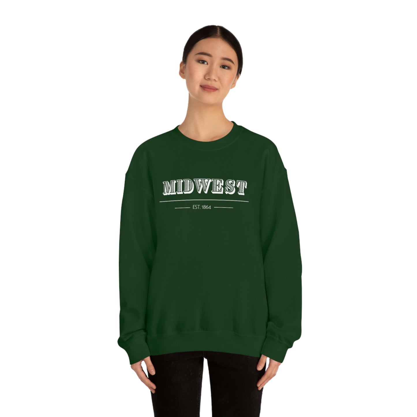 "Midwest" Unisex Heavy Blend™ Crewneck Sweatshirt