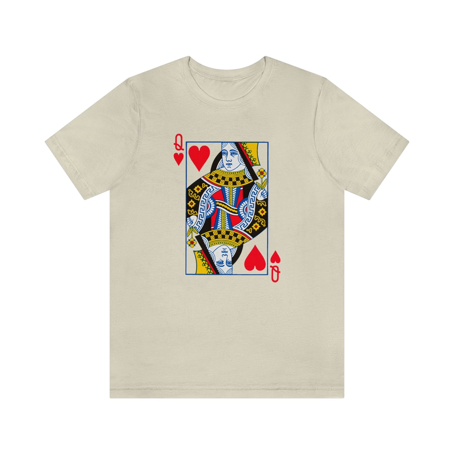 "Queen of Hearts" Unisex Jersey Short Sleeve Tee