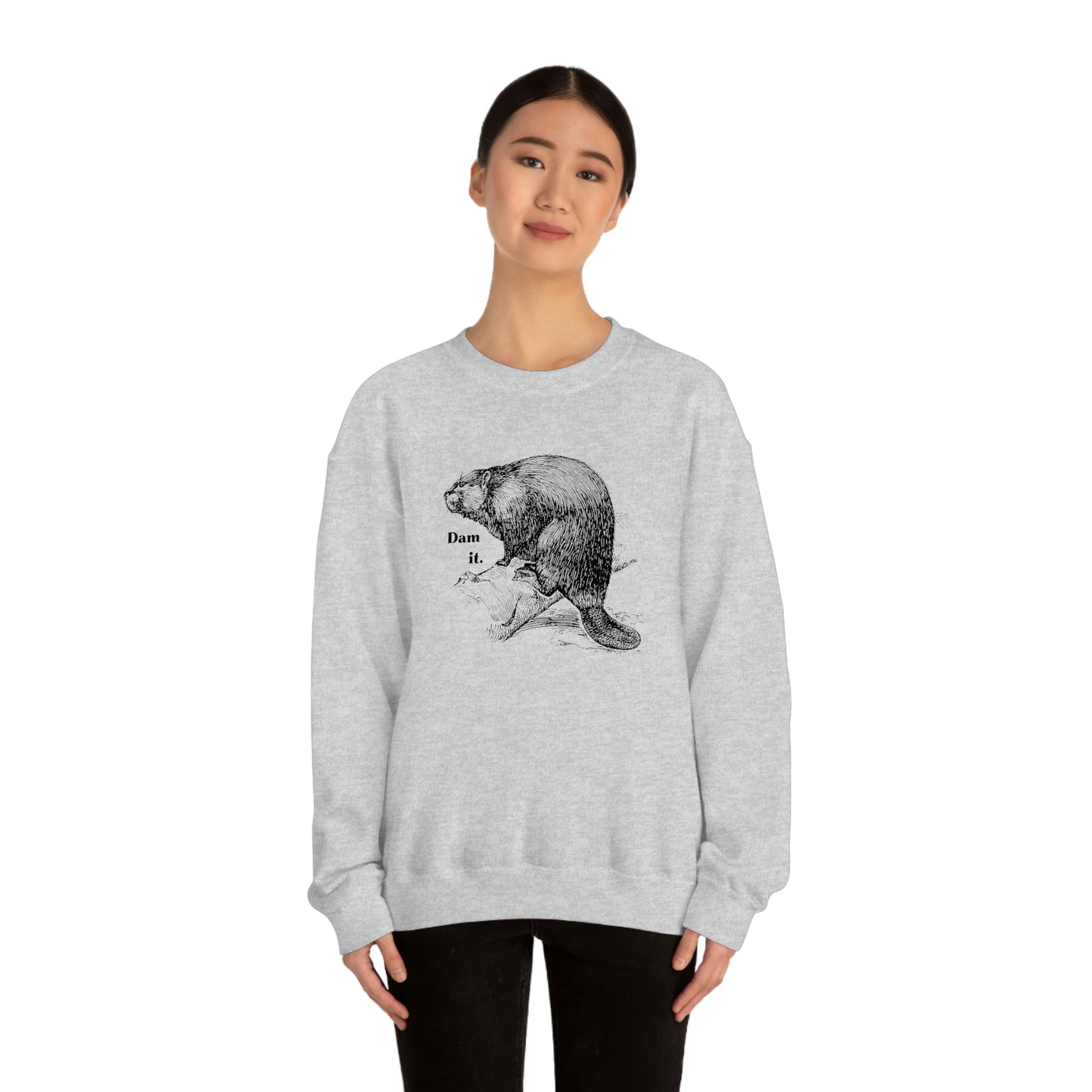 "Dam it" Gildan Graphic Crewneck Sweatshirt
