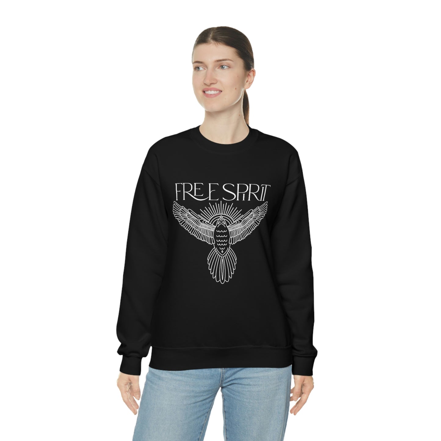 "Free Spirit" Unisex Crewneck Sweatshirt