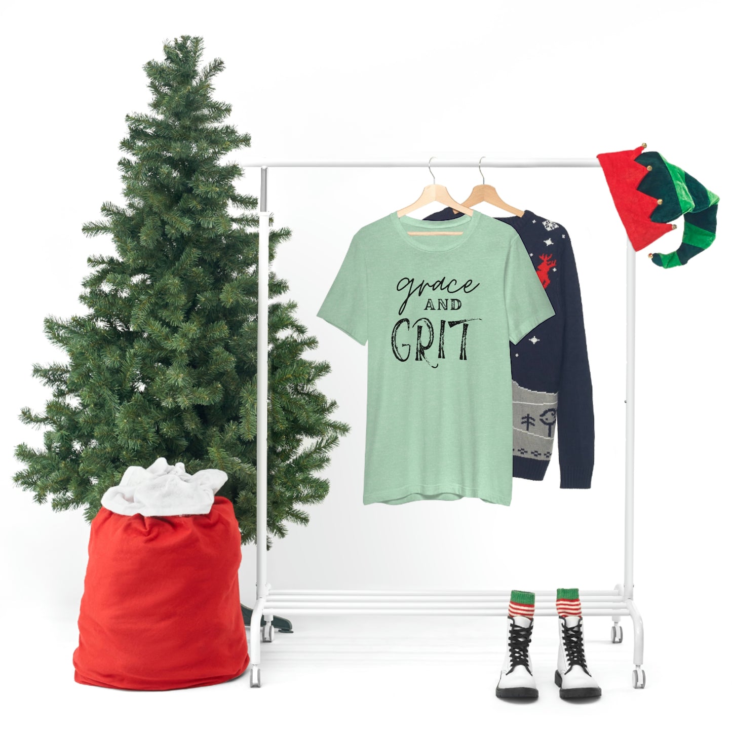 "Grace and Grit" Unisex Jersey Short Tee