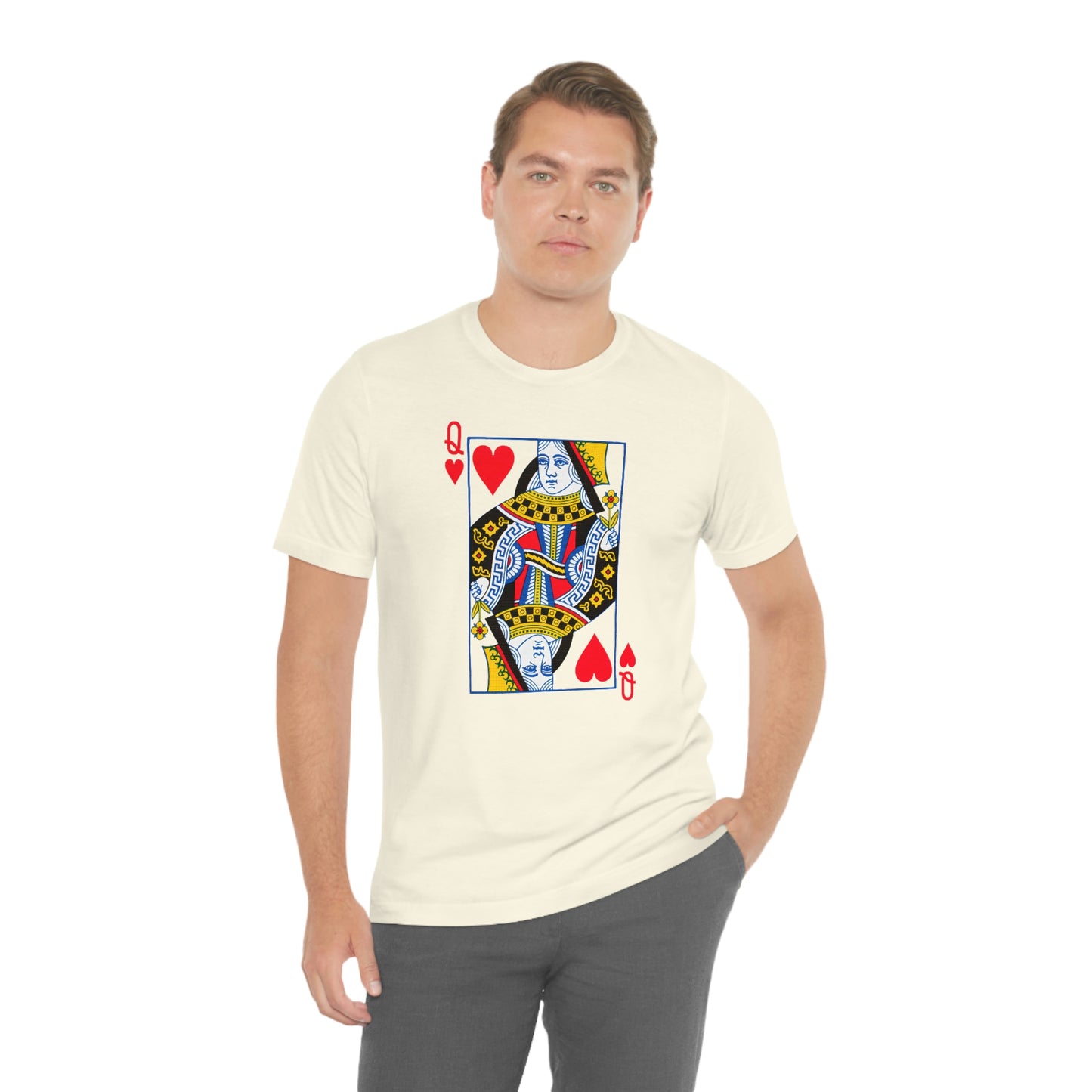 "Queen of Hearts" Unisex Jersey Short Sleeve Tee