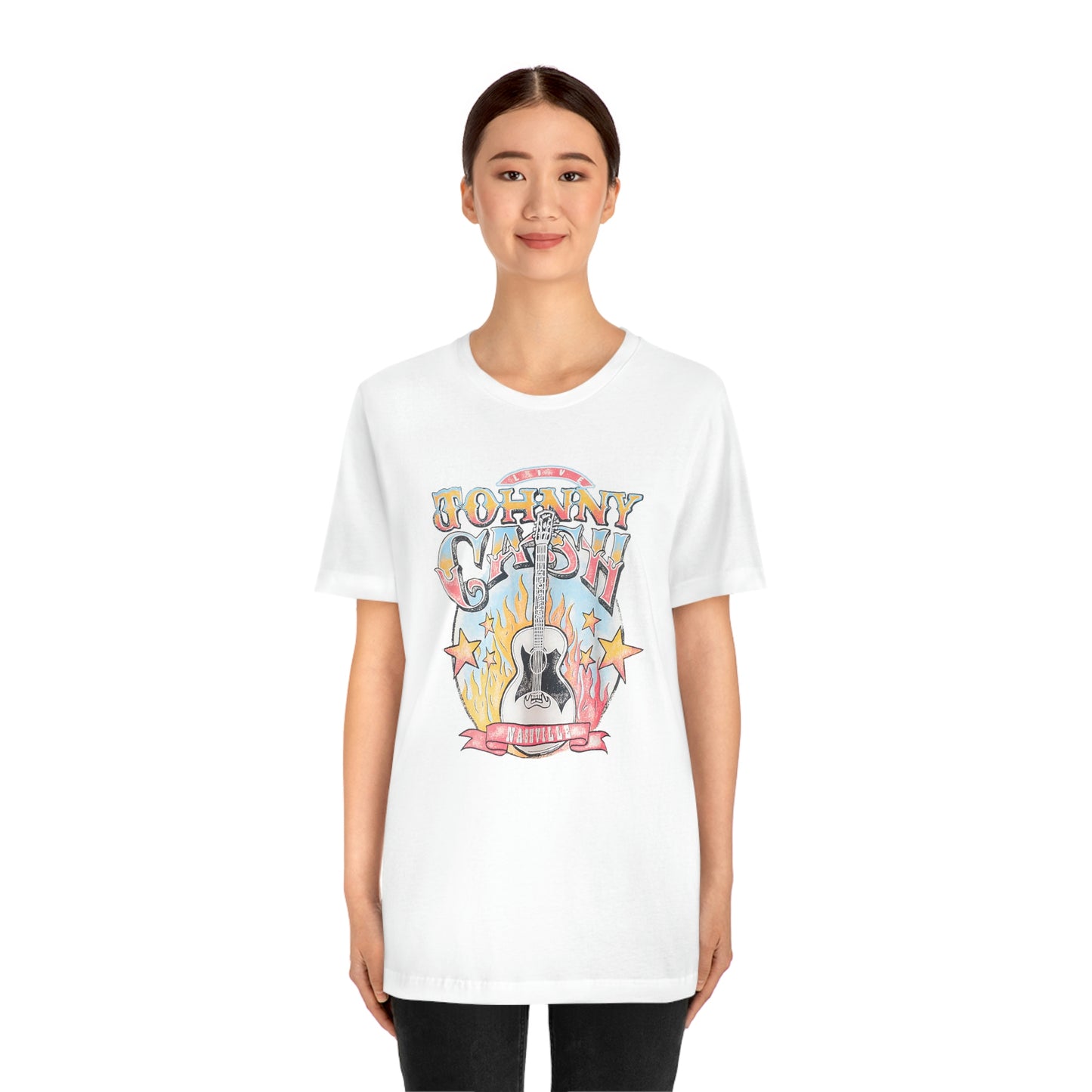 "Johnny Cash" Unisex Jersey Short Sleeve Tee