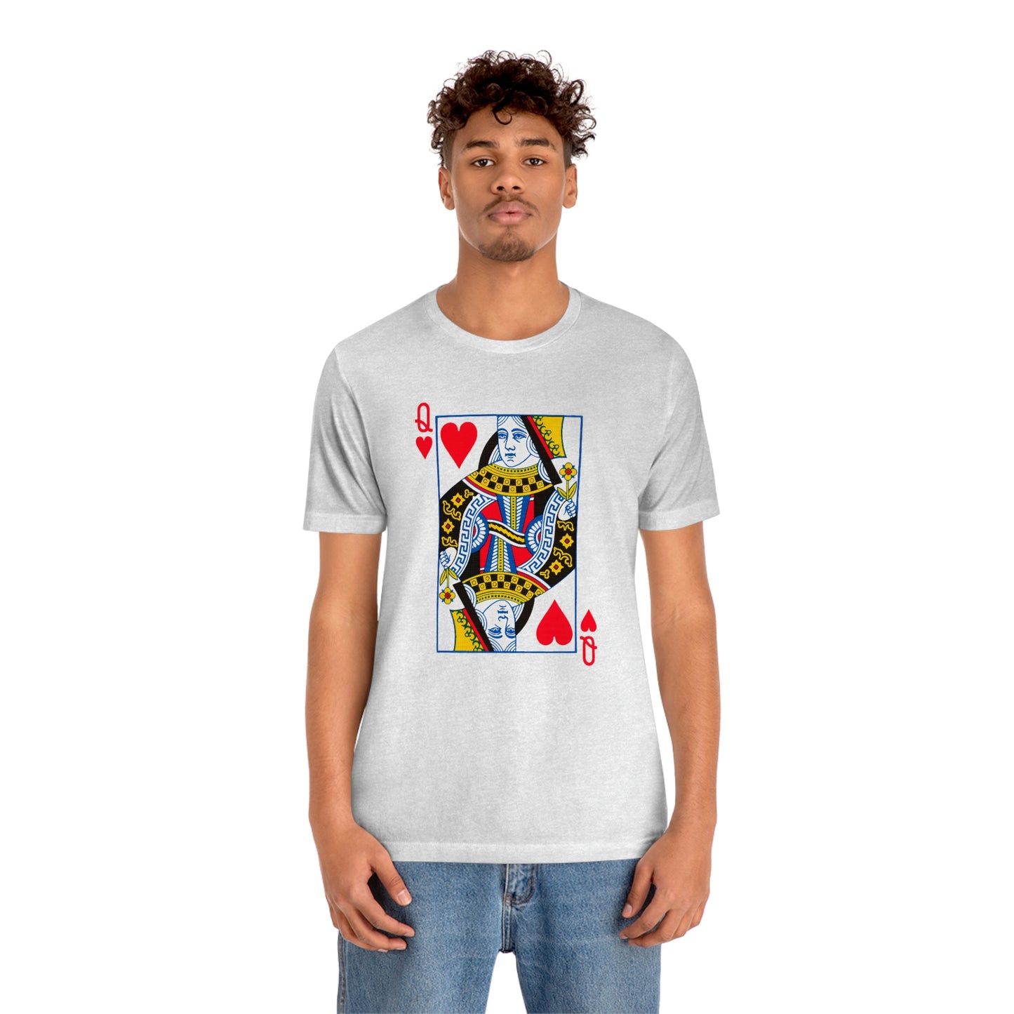 "Queen of Hearts" Unisex Jersey Short Sleeve Tee