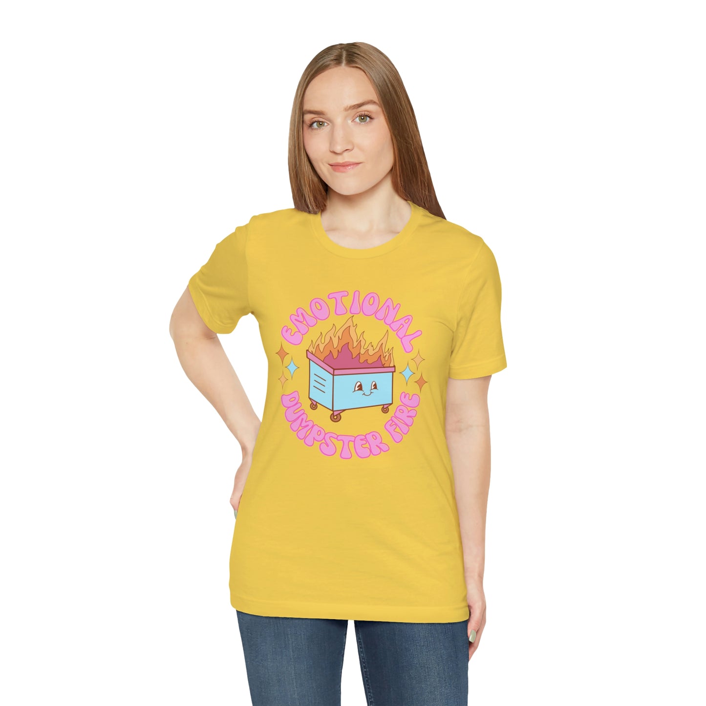 "Emotional Dumpster Fire" Bella Canvas Short Sleeve Tee