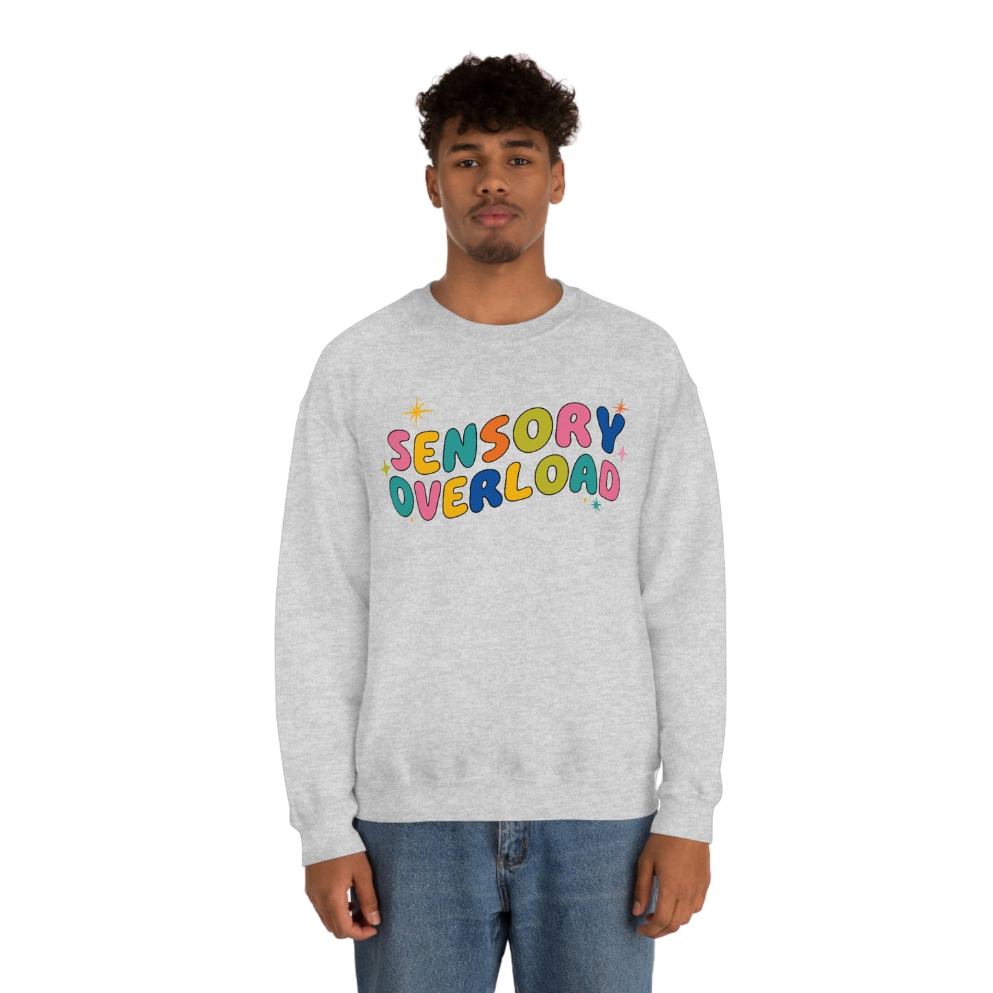 "Sensory Overload" Unisex Heavy Blend™ Crewneck Sweatshirt