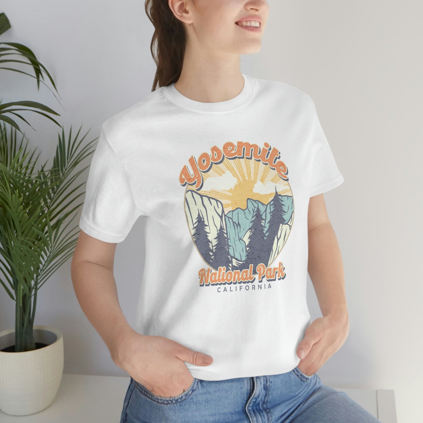 "Yosemite National Park" Bella Canvas Short Sleeve Tee