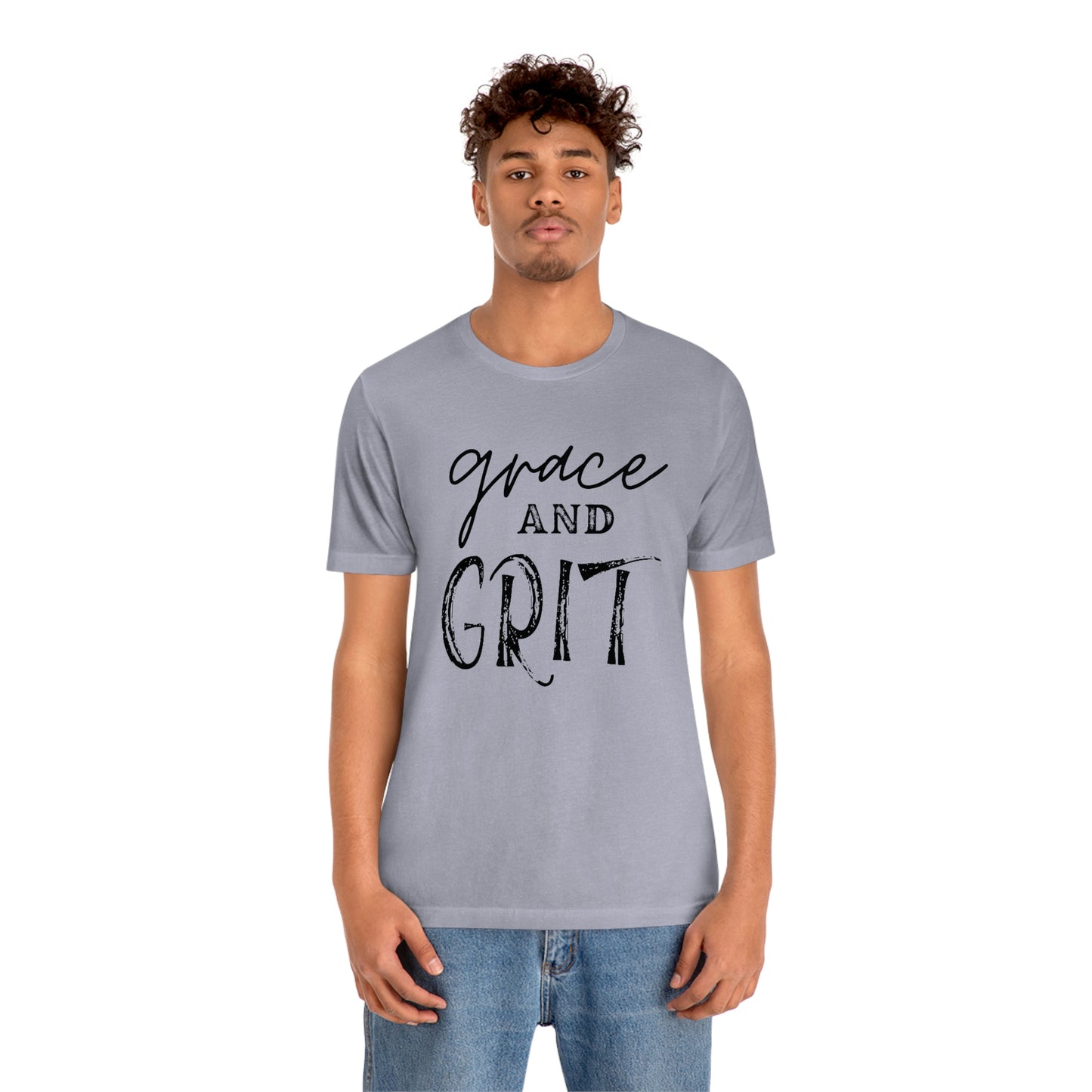 "Grace and Grit" Unisex Jersey Short Tee