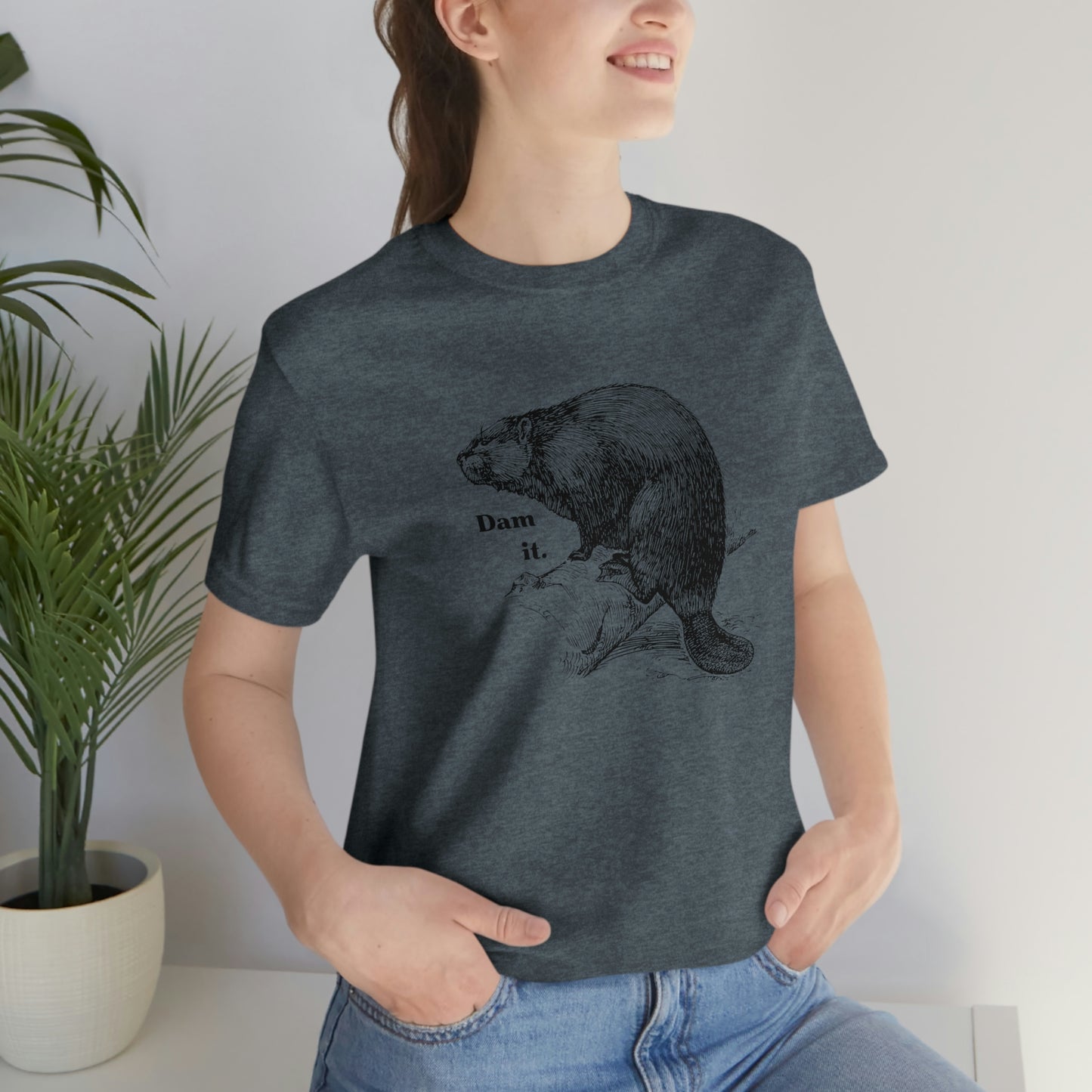 "Dam it" Bella Canvas Graphic Short Sleeve Tee