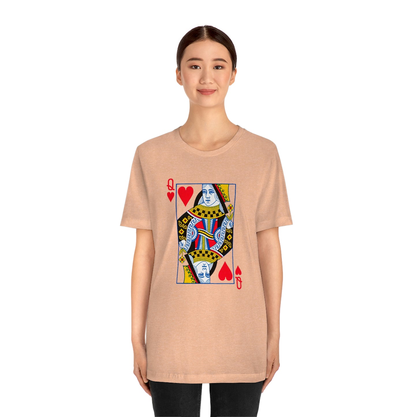 "Queen of Hearts" Unisex Jersey Short Sleeve Tee
