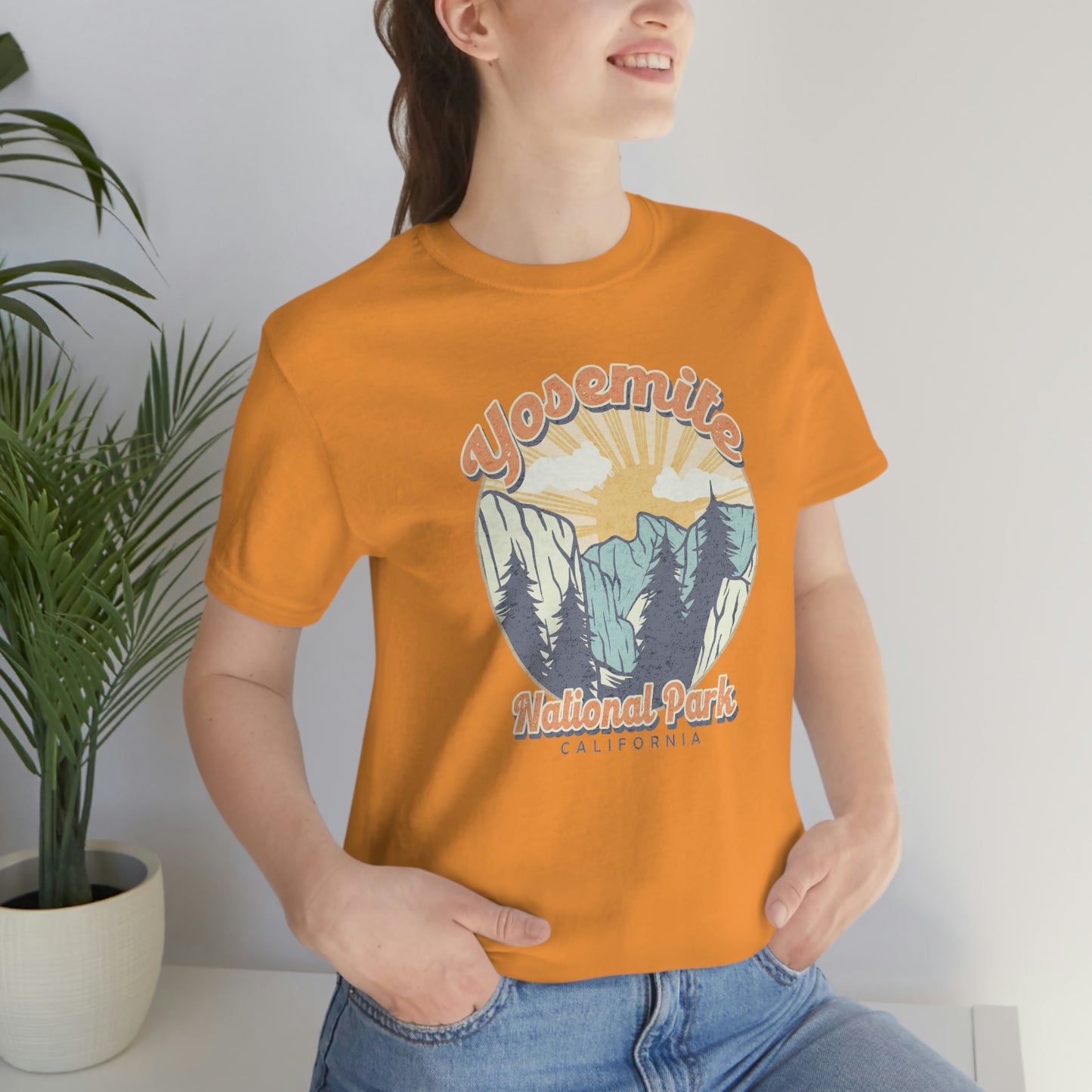 "Yosemite National Park" Bella Canvas Short Sleeve Tee